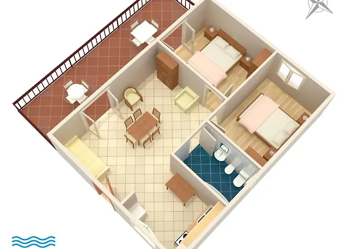 By The Sea Stupin Celine, - 2096 Appartement Rogoznica (Sibenik-Knin)